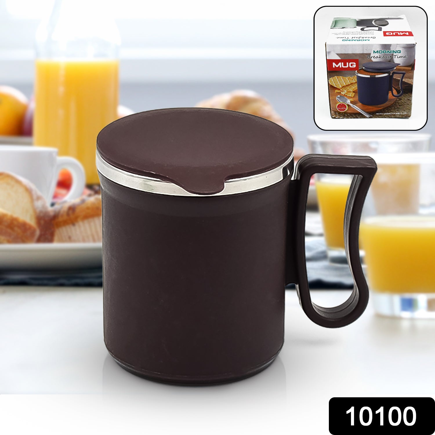 Coffee Mug With Lid And Handle-plastic Covered Stainless Steel Mug (Random Color Approx 200 Ml) Coffee Mug With Lid And Handle-plastic Covered Stainless Steel Mug (Random Color Approx 200 Ml)